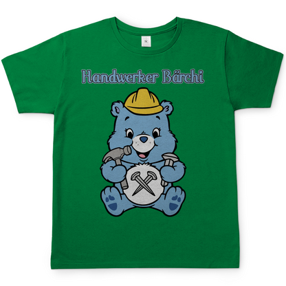 Handwerker Bärchi - Glücksbärchi - Herren T-Shirt Kelly Green