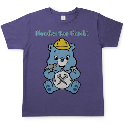 Handwerker Bärchi - Glücksbärchi - Herren T-Shirt Millennial Lilac