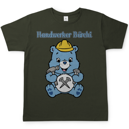 Handwerker Bärchi - Glücksbärchi - Herren T-Shirt Urban Khaki