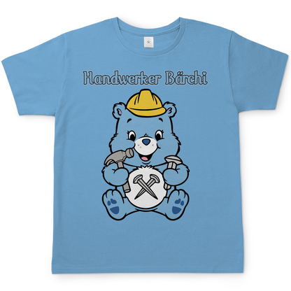 Handwerker Bärchi - Glücksbärchi - Herren T-Shirt Sky Blue