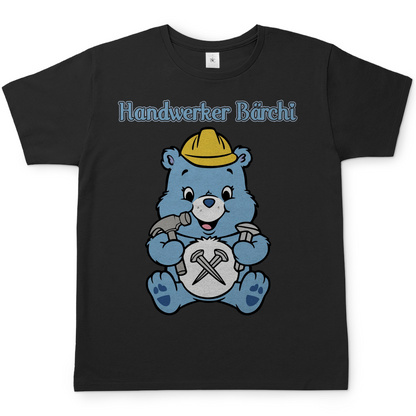 Handwerker Bärchi - Glücksbärchi - Herren T-Shirt Black