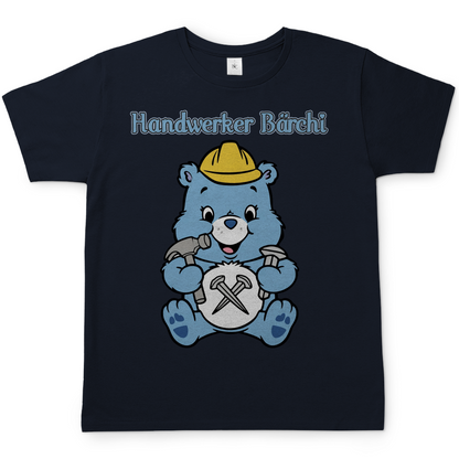 Handwerker Bärchi - Glücksbärchi - Herren T-Shirt Navy