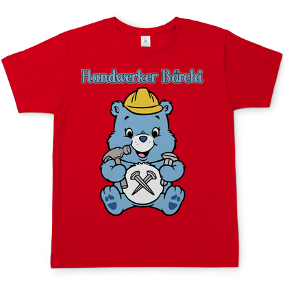 Handwerker Bärchi - Glücksbärchi - Herren T-Shirt Red