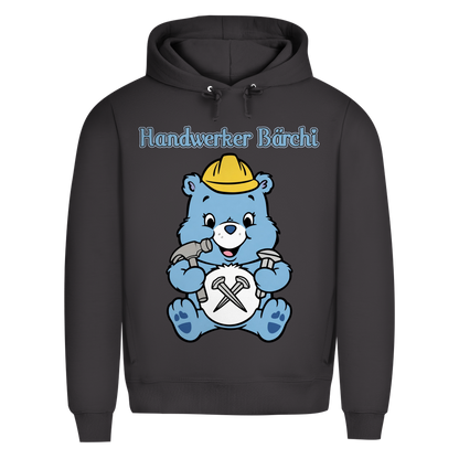 Handwerker Bärchi - Glücksbärchi - Herren Premium Bio Hoodie Asphalt