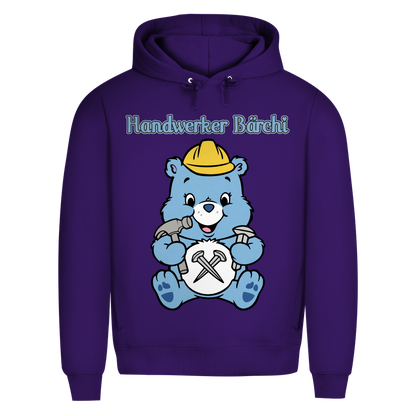 Handwerker Bärchi - Glücksbärchi - Herren Premium Bio Hoodie Radiant Purple