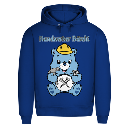 Handwerker Bärchi - Glücksbärchi - Herren Premium Bio Hoodie Royal
