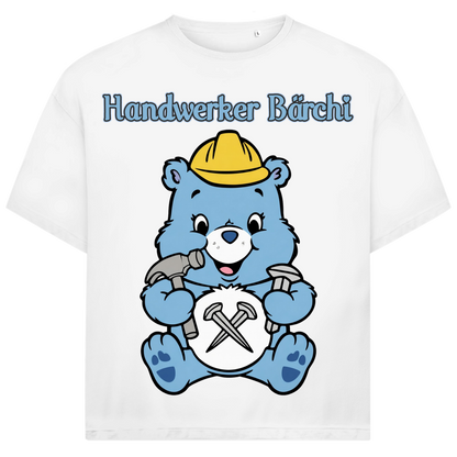 Handwerker Bärchi - Glücksbärchi - Jack and Jones Oversize T-Shirt White