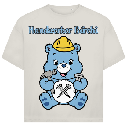 Handwerker Bärchi - Glücksbärchi - Jack and Jones Oversize T-Shirt Egret