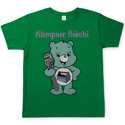 Klempner Bärchi - Glücksbärchi - Herren T-Shirt Kelly Green