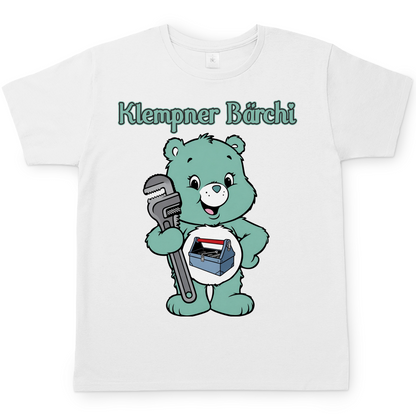 Klempner Bärchi - Glücksbärchi - Herren T-Shirt White