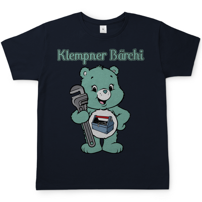 Klempner Bärchi - Glücksbärchi - Herren T-Shirt Navy