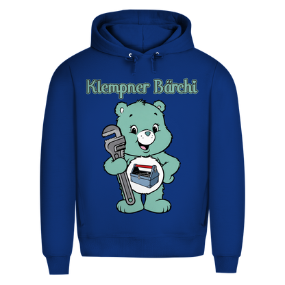 Klempner Bärchi - Glücksbärchi - Herren Premium Bio Hoodie Royal