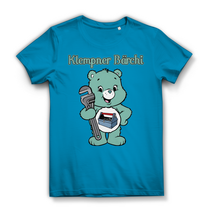 Klempner Bärchi - Glücksbärchi - Damen Premium Bio T-Shirt Atoll