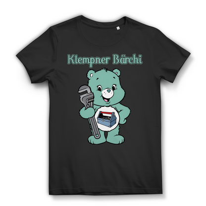 Klempner Bärchi - Glücksbärchi - Damen Premium Bio T-Shirt Black