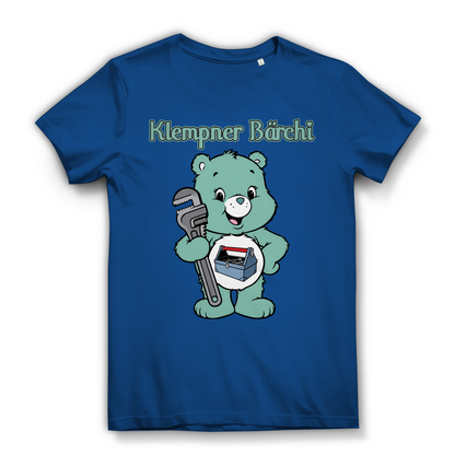 Klempner Bärchi - Glücksbärchi - Damen Premium Bio T-Shirt Royal Blue