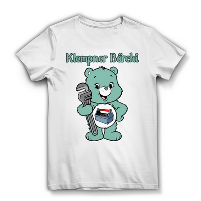 Klempner Bärchi - Glücksbärchi - Damen Premium Bio T-Shirt White