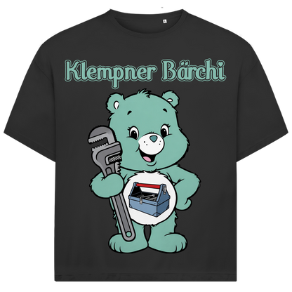 Klempner Bärchi - Glücksbärchi - Jack and Jones Oversize T-Shirt Black
