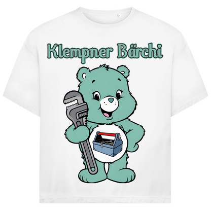 Klempner Bärchi - Glücksbärchi - Jack and Jones Oversize T-Shirt White