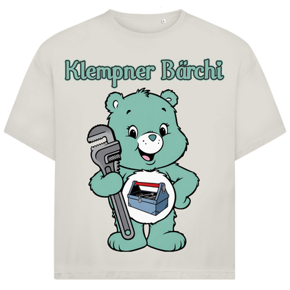 Klempner Bärchi - Glücksbärchi - Jack and Jones Oversize T-Shirt Egret
