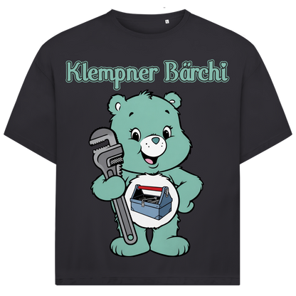 Klempner Bärchi - Glücksbärchi - Jack and Jones Oversize T-Shirt Asphalt