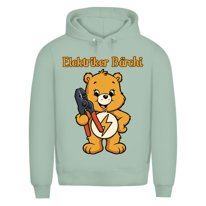 Elektriker Bärchi - Glücksbärchi - Herren Premium Bio Hoodie Sage