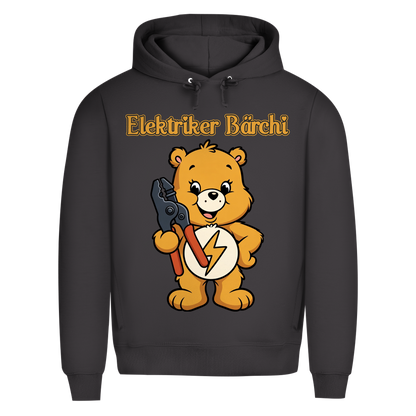 Elektriker Bärchi - Glücksbärchi - Herren Premium Bio Hoodie Asphalt