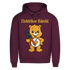 Elektriker Bärchi - Glücksbärchi - Herren Premium Bio Hoodie Burgundy