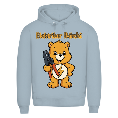 Elektriker Bärchi - Glücksbärchi - Herren Premium Bio Hoodie Blue Fog