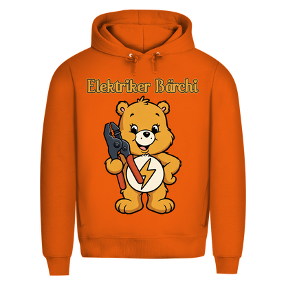 Elektriker Bärchi - Glücksbärchi - Herren Premium Bio Hoodie Pure Orange