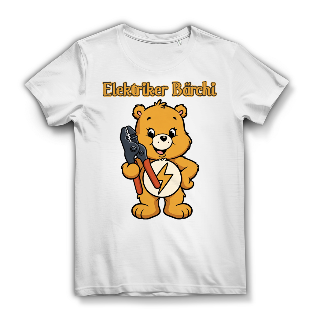 Elektriker Bärchi - Glücksbärchi - Damen Premium Bio T-Shirt White