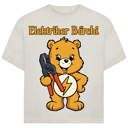 Elektriker Bärchi - Glücksbärchi - Jack and Jones Oversize T-Shirt Egret