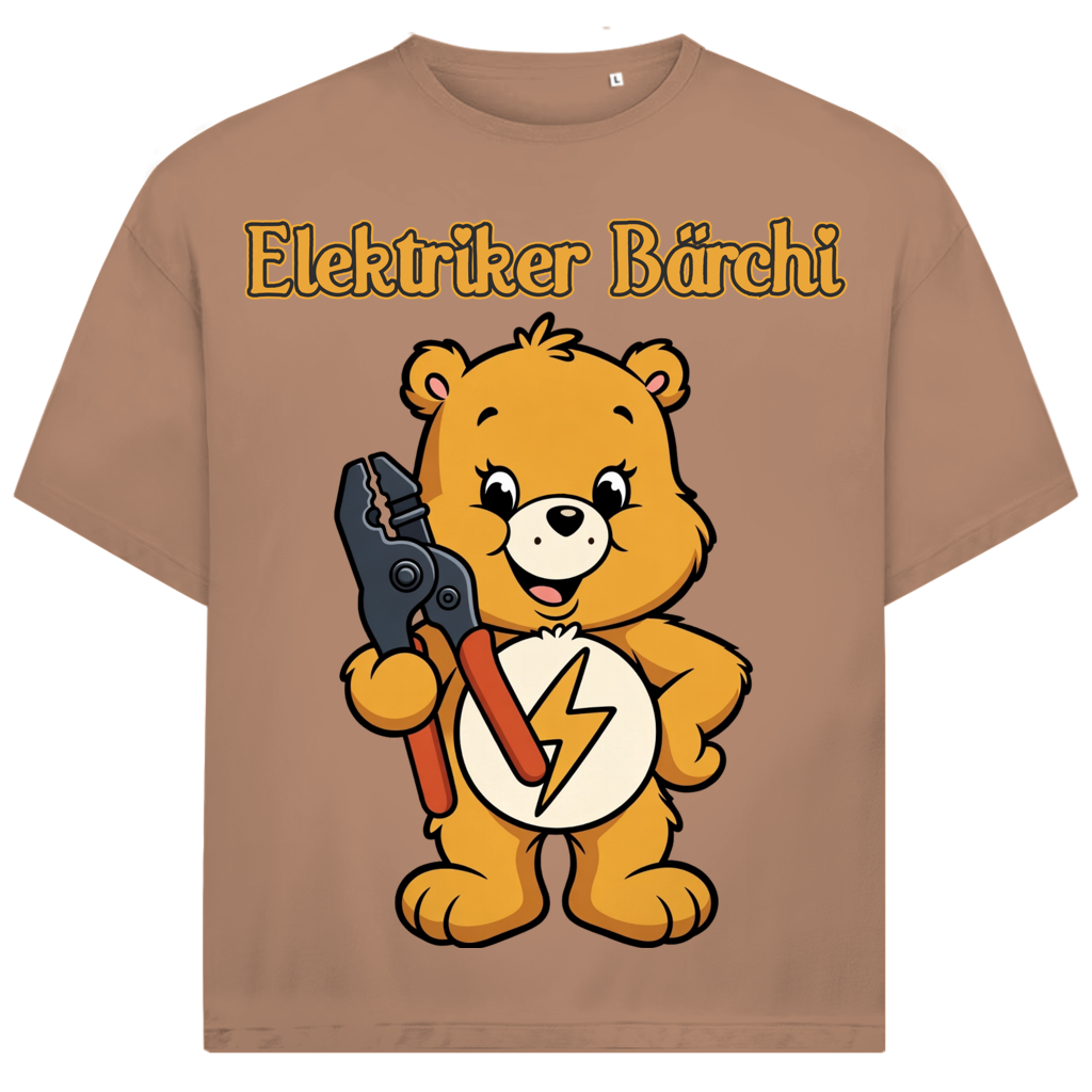 Elektriker Bärchi - Glücksbärchi - Jack and Jones Oversize T-Shirt