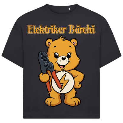 Elektriker Bärchi - Glücksbärchi - Jack and Jones Oversize T-Shirt Asphalt