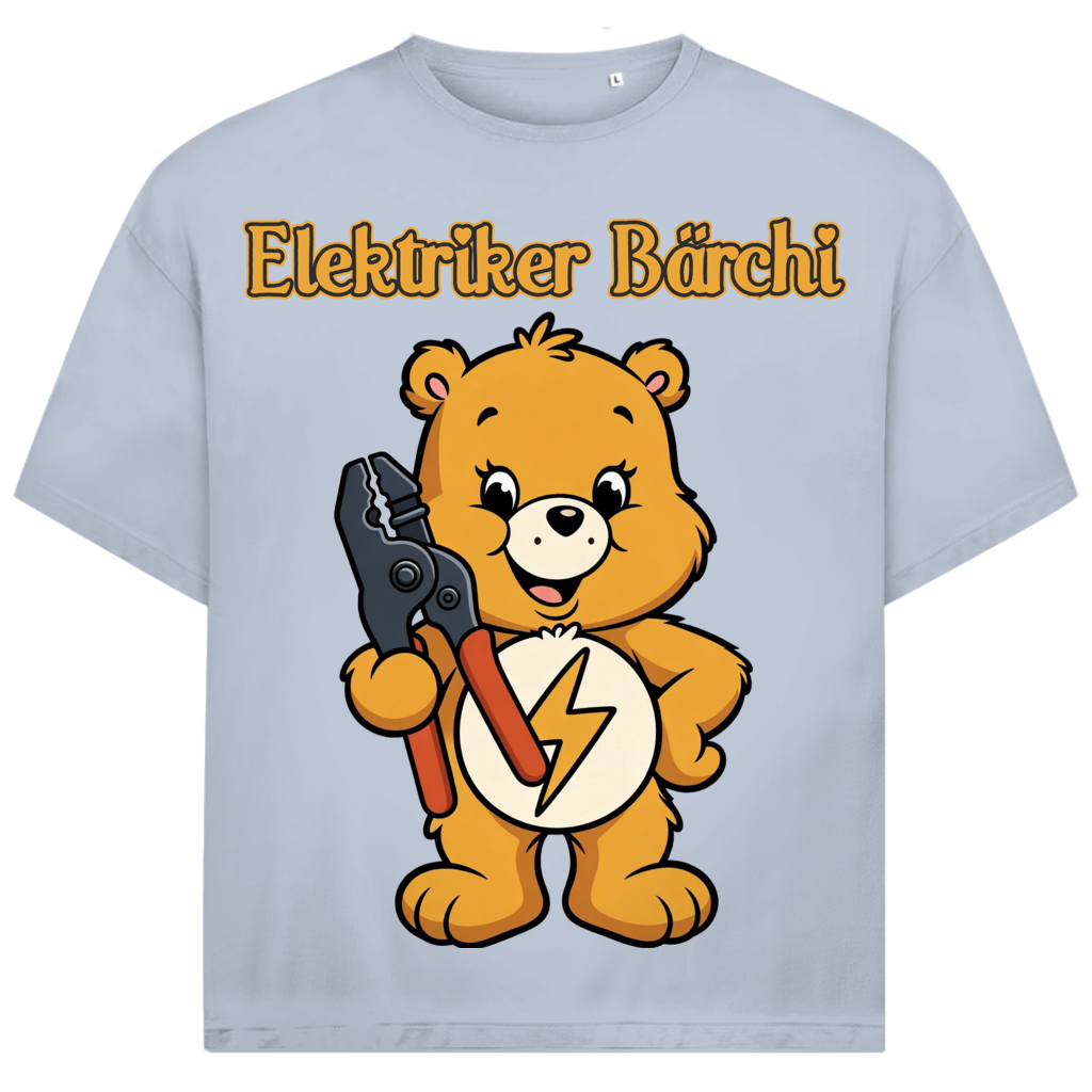 Elektriker Bärchi - Glücksbärchi - Jack and Jones Oversize T-Shirt