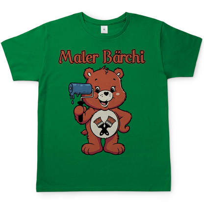 Maler Bärchi - Glücksbärchi - Herren T-Shirt Kelly Green