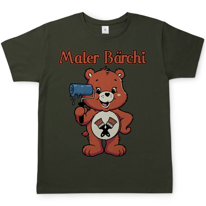 Maler Bärchi - Glücksbärchi - Herren T-Shirt Urban Khaki