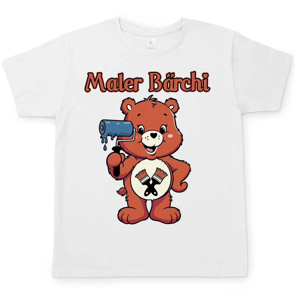 Maler Bärchi - Glücksbärchi - Herren T-Shirt White