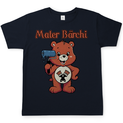 Maler Bärchi - Glücksbärchi - Herren T-Shirt Navy