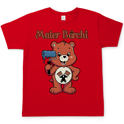 Maler Bärchi - Glücksbärchi - Herren T-Shirt Red