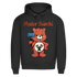 Maler Bärchi - Glücksbärchi - Herren Premium Bio Hoodie Black Pure