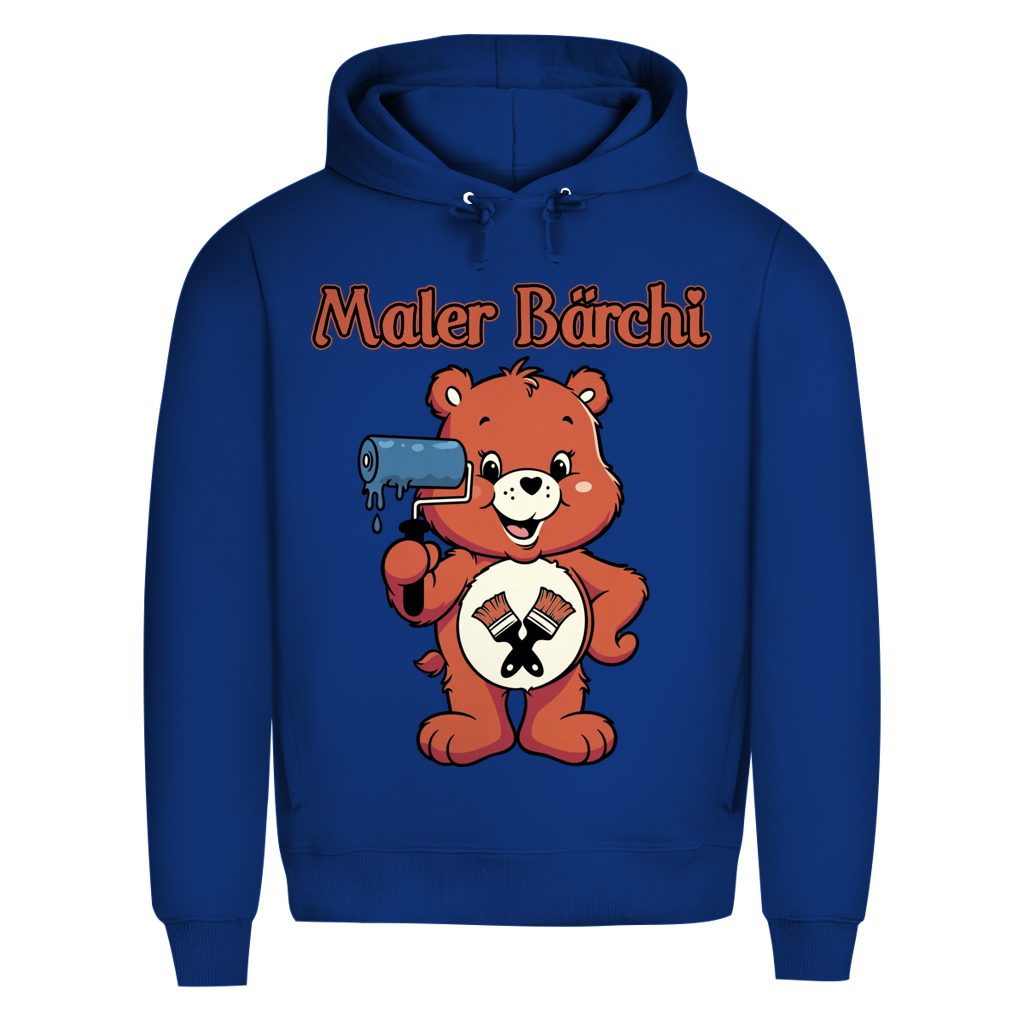 Maler Bärchi - Glücksbärchi - Herren Premium Bio Hoodie Royal