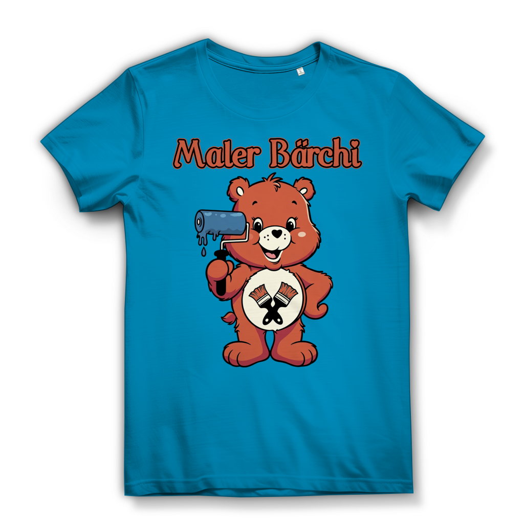 Maler Bärchi - Glücksbärchi - Damen Premium Bio T-Shirt Atoll