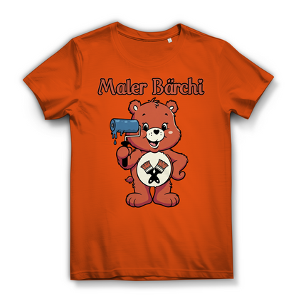 Maler Bärchi - Glücksbärchi - Damen Premium Bio T-Shirt Orange