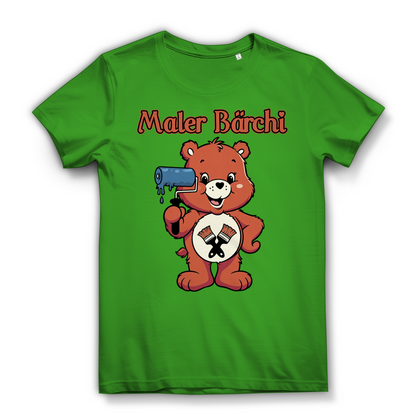 Maler Bärchi - Glücksbärchi - Damen Premium Bio T-Shirt Real Green