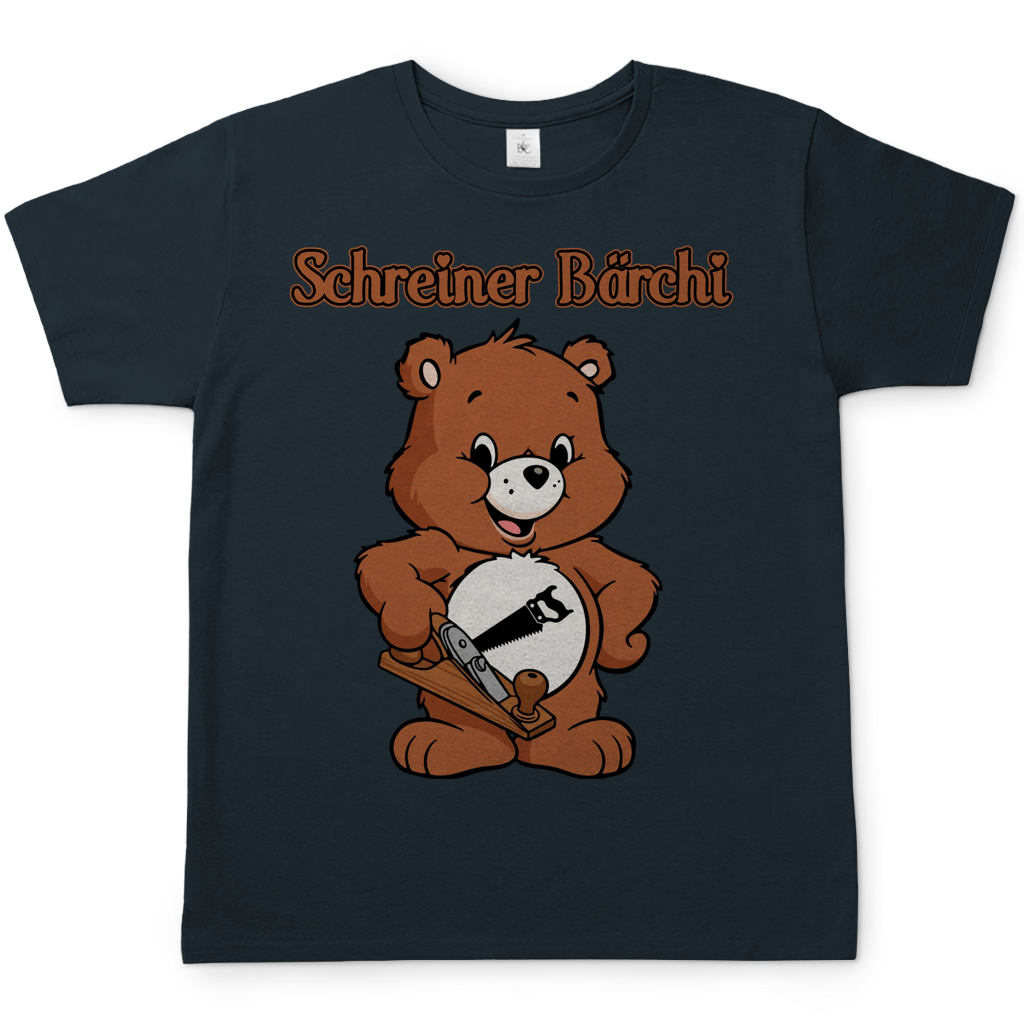 Schreiner Bächi - Glücksbärchi - Herren T-Shirt Dark Grey Solid