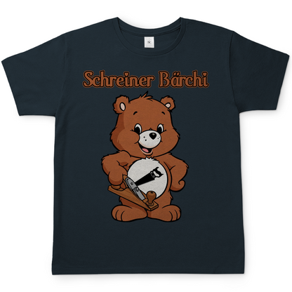 Schreiner Bächi - Glücksbärchi - Herren T-Shirt Dark Grey Solid