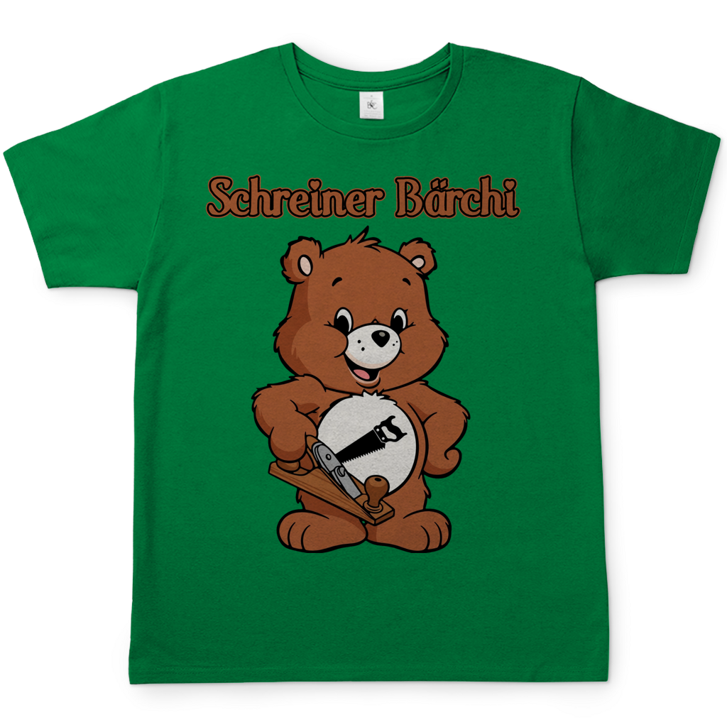 Schreiner Bächi - Glücksbärchi - Herren T-Shirt Kelly Green