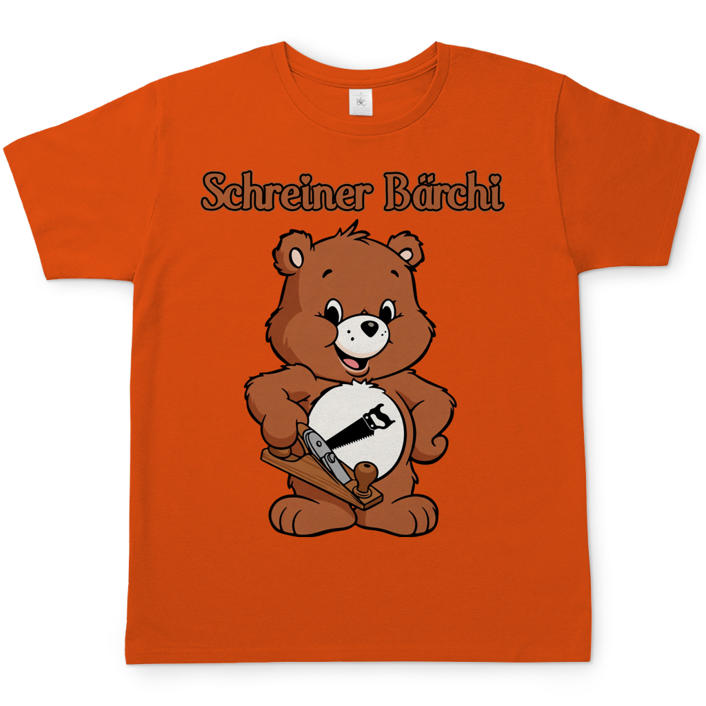 Schreiner Bächi - Glücksbärchi - Herren T-Shirt Orange