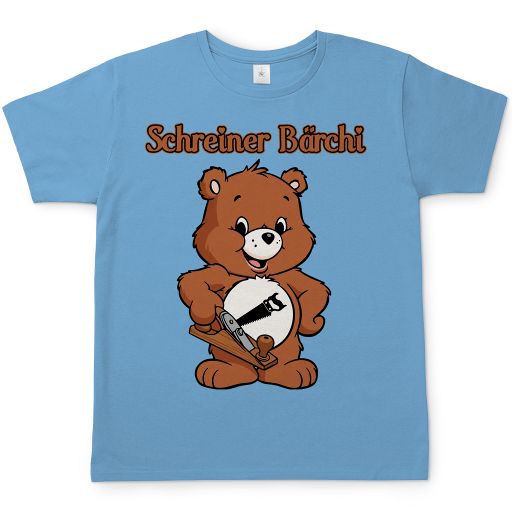 Schreiner Bächi - Glücksbärchi - Herren T-Shirt Sky Blue