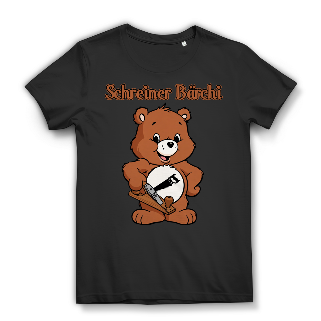 Schreiner Bächi - Glücksbärchi - Damen Premium Bio T-Shirt Black